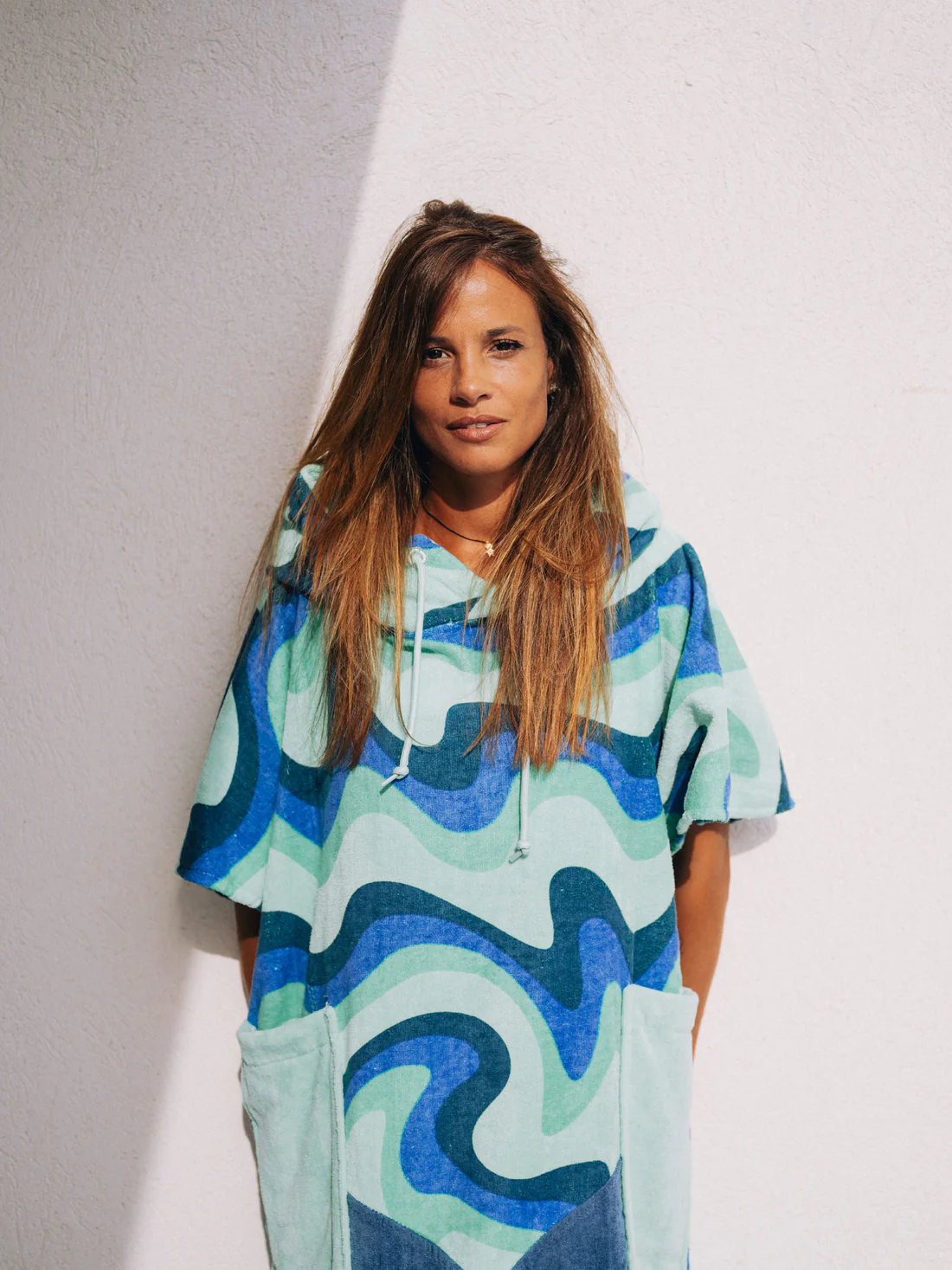 ALL-IN Poncho Surf Femme Berlin Blue - immagine 5